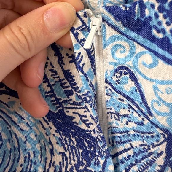 Holy Grail Lilly Pulitzer Originals Stuffed Shells Roslyn Mini Skirt Size 4 - Picture 6 of 10